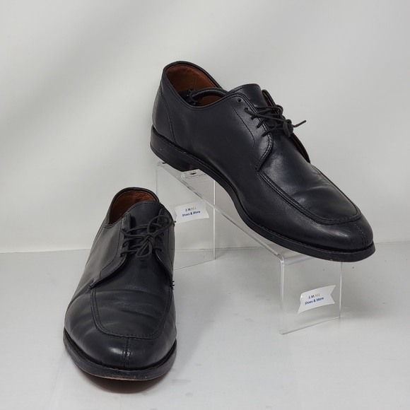 ALLEN EDMONDS La Salle Men\'s Shoes Leather Black Calf Oxford 4308 Size 13D Used main image 11